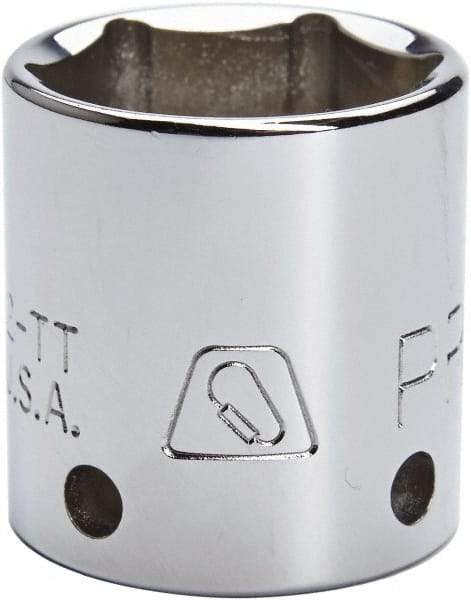 Proto - 1/2" Drive, Standard Hand Socket - 12 Points, 1-43/64" OAL, Steel, Chrome Finish - Americas Tooling