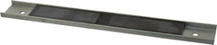 Eclipse - 15 Max Pull Force Lb, 12" Long x 1-1/2" Wide x 11/32" Thick, Rectangular Channel, Ceramic Fixture Magnet - 212°F Max Operating Temp, 0.01" Mounting Hole Diam, Stainless Steel Housing - Americas Tooling