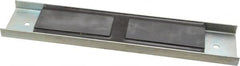 Eclipse - 60 Max Pull Force Lb, 12" Long x 2-1/2" Wide x 5/8" Thick, Rectangular Channel, Ceramic Fixture Magnet - 212°F Max Operating Temp, 0.01" Mounting Hole Diam, Stainless Steel Housing - Americas Tooling