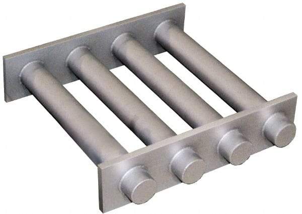 Mag-Mate - 6 Inch Long Square Grate Separator - Ceramic Magnet, Diverter, 3 Tubes - Americas Tooling