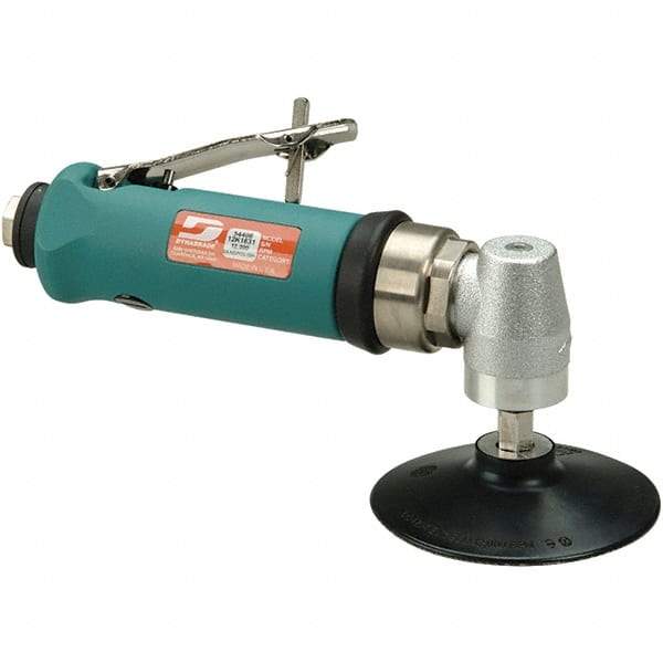 Dynabrade - 4" Max Disc, 12,000 RPM, Pneumatic Handheld Disc Sander - 39 CFM, 1/4" Inlet, 0.7 hp, 90 psi - Americas Tooling