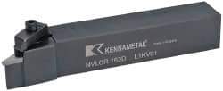 Kennametal - VP.., -5° Lead Angle NVLC External Right Hand Indexable Profiling Toolholder - 25.4mm Shank Height x 25.4mm Shank Width, 6" Long, Steel - Americas Tooling