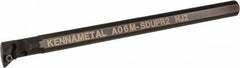 Kennametal - 15.24mm Min Bore Diam, 6" OAL, 3/8" Shank Diam, A-SDUP Indexable Boring Bar - DP.. Insert, Screw Holding Method - Americas Tooling