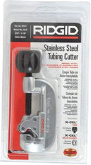 Ridgid - 3/16" to 1-1/8" Pipe Capacity, Tube Cutter - Cuts Copper, Aluminum, Brass - Americas Tooling