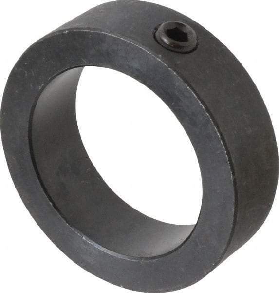 Climax Metal Products - 2-1/2" Bore, Steel, Set Screw Shaft Collar - 3-1/2" Outside Diam, 1" Wide - Americas Tooling