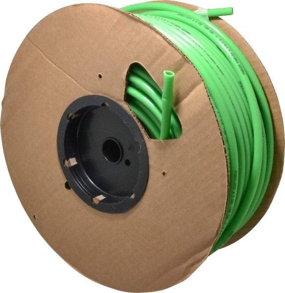 Parker - 0.275" ID x 3/8" OD, 3/64" Wall Thickness, 250' Long, Nylon Tube - Green, 250 Max psi, -65 to 200°F - Americas Tooling