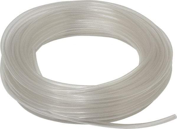 Parker - 1/4" ID x 5/16" OD, 1/32" Wall Thickness, 100' Long, Vinyl Tube - Clear, 20 Max psi, -40 to 150°F - Americas Tooling