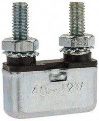 Value Collection - 40 Amp Automotive Heavy Duty Stud Terminal Circuit Breaker - 1.091" Long x 0.402" Wide 0.63" High - Americas Tooling