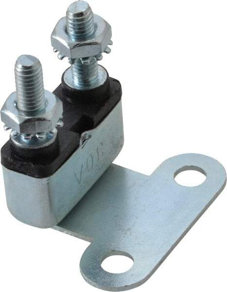 Value Collection - 30 Amp Automotive Heavy Duty Stud Terminal Circuit Breaker - Bracket Mount, 1.09" Long x 0.402" Wide 0.63" High - Americas Tooling