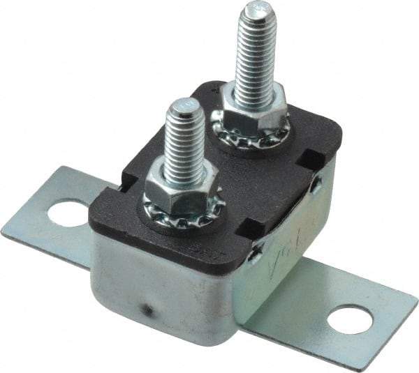 Value Collection - 15 Amp Automotive Heavy Duty Stud Terminal Circuit Breaker - Crosswise Bracket Mount, 1.259" Long x 0.838" Wide 0.652" High - Americas Tooling