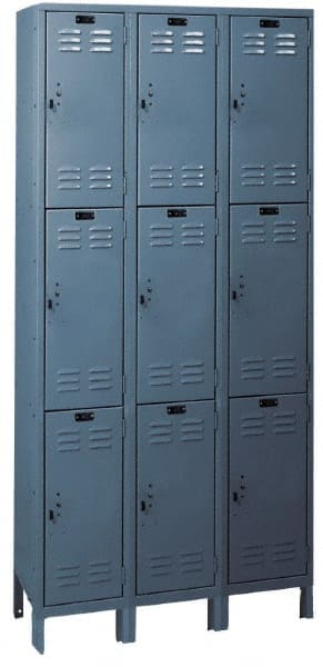 Hallowell - 9 Door, 3 Tier, ValueMax Wardrobe Lockers - Americas Tooling