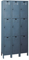 Hallowell - 9 Door, 3 Tier, ValueMax Wardrobe Lockers - Americas Tooling