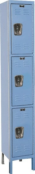 Hallowell - 3 Door, 3 Tier, Premium Wardrobe Lockers - Americas Tooling