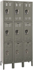 Hallowell - 9 Door, 3 Tier, Premium Wardrobe Lockers - Americas Tooling