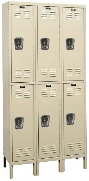 Hallowell - 6 Door, 2 Tier, Premium Wardrobe Lockers - Americas Tooling