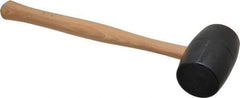 Garland - 1-3/16 Lb Head Rubber Mallet - 15-3/4" OAL, 13-1/2" Long Wood Handle - Americas Tooling