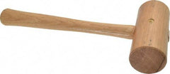 Garland - 7/8 Lb Head Wooden Mallet - 11-3/4" Long Wood Handle - Americas Tooling