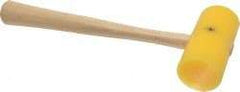 Garland - 3/8 Lb Head Plastic Mallet - 9-3/4" OAL, 10" Long Wood Handle - Americas Tooling