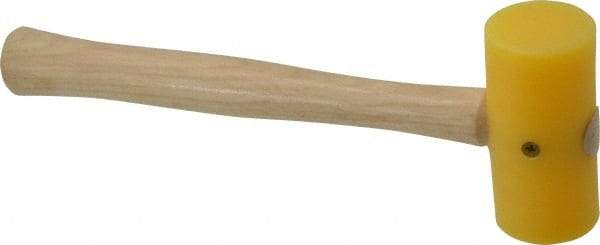 Garland - 1/2 Lb Head Plastic Mallet - 10-1/2" OAL, 12" Long Wood Handle - Americas Tooling