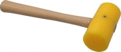 Garland - 7/8 Lb Head Plastic Mallet - 11-1/2" OAL, 12" Long Wood Handle - Americas Tooling