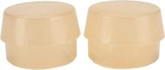 Garland - 1-3/4" Face Diam, Grade Soft, Natural Soft Face Hammer Tip - Urethane - Americas Tooling