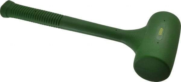 Garland - 58 oz Head 2-1/2" Face Diam Polyurethane Dead Blow Hammer - 15-1/2" OAL, Polyurethane Handle - Americas Tooling