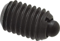 Gibraltar - 1/2-13, 3/4" Thread Length, 0.151" Plunger Projection, Steel Threaded Spring Plunger - 1/4" Max Plunger Diam, 0.75" Plunger Length, 5 Lb Init End Force, 28.5 Lb Final End Force - Americas Tooling