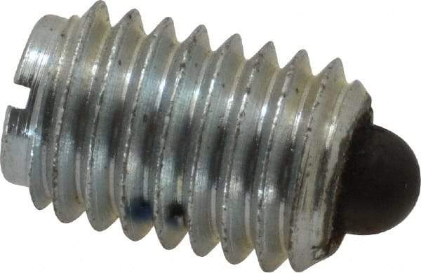 Gibraltar - 1/2-13, 3/4" Thread Length, 0.151" Plunger Projection, Steel Threaded Spring Plunger - 1/4" Max Plunger Diam, 0.75" Plunger Length, 5 Lb Init End Force, 28.5 Lb Final End Force - Americas Tooling