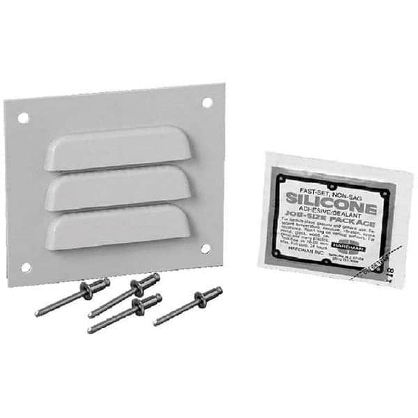 Wiegmann - Electrical Enclosure Accessories For Use With: Enclosures Accessory Type: Louver Plate Kit - Americas Tooling