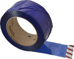 3M - 2" x 110 Yd Blue Rubber Adhesive Sealing Tape - Polypropylene Film Backing, 1.9 mil Thick, 44 Lb Tensile Strength, Series 371 - Americas Tooling