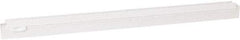 Vikan - 24" Rubber Blade Squeegee Refill - Double Edge, White, Plastic Holder - Americas Tooling