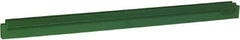 Vikan - 24" Rubber Blade Squeegee Refill - Double Edge, Green, Plastic Holder - Americas Tooling