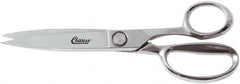 Clauss - 7" LOC, 10" OAL Chrome Plated Trimmers - Steel Straight Handle, For Paper, Fabric - Americas Tooling