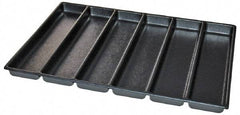 Kennedy - Tool Box Durable ABS Plastic Organizer - 23" Wide x 16-1/2" Deep x 2" High, Black, For 27" Wide Roller Cabinets - Americas Tooling