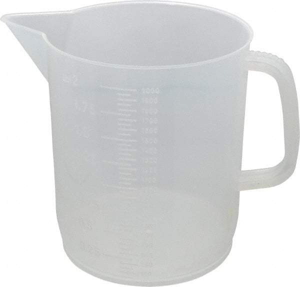 Dynalon Labware - 2,000 ml Polypropylene Graduated Beaker - 50 ml Graduation, 5-23/32" Diam x 6-1/2" High - Americas Tooling