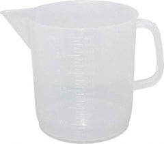 Dynalon Labware - 3,000 ml Polypropylene Graduated Beaker - 100 ml Graduation, 6-1/2" Diam x 7-5/64" High - Americas Tooling