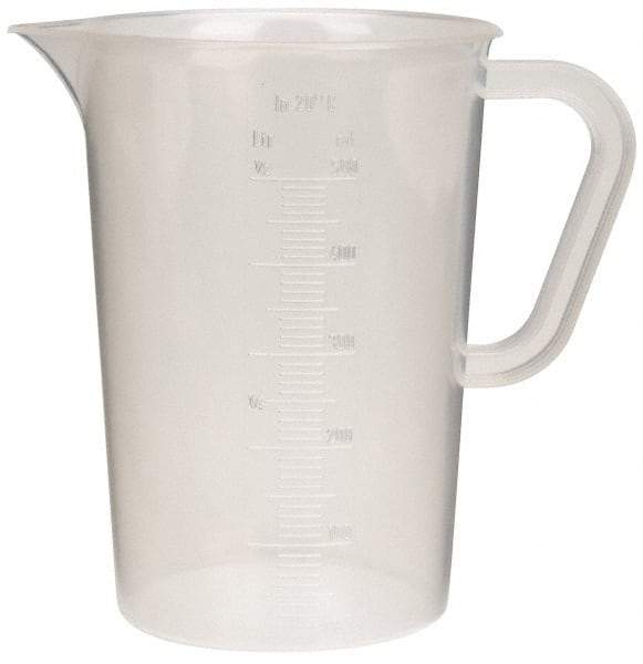 Bel-Art - 500 ml Polypropylene Graduated Pitcher - 10 ml Graduation, x 5-1/4" High - Americas Tooling