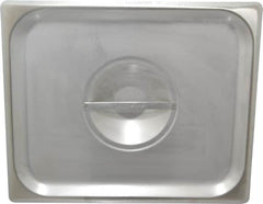 VOLLRATH - 12.8" Long x 10.4" Wide, Rectangular Stainless Steel Lid - Use with Food Pan - Americas Tooling