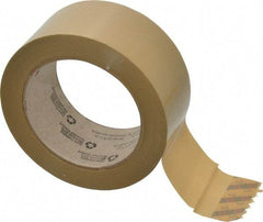 3M - 2" x 110 Yd Natural (Color) Rubber Adhesive Sealing Tape - Polypropylene Film Backing, 1.9 mil Thick, 44 Lb Tensile Strength, Series 371 - Americas Tooling