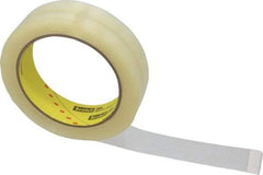 3M - 1" x 72 Yd Clear Acrylic Adhesive Packaging Tape - Vinyl Backing, 2.3 mil Thick, 28 Lb Tensile Strength, Series 600 - Americas Tooling