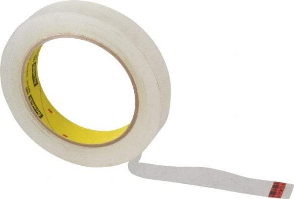 3M - 3/4" x 72 Yd Clear Acrylic Adhesive Packaging Tape - Polypropylene Film Backing, 2.5 mil Thick, Series 605 - Americas Tooling