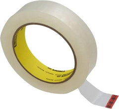 3M - 1" x 72 Yd Clear Acrylic Adhesive Packaging Tape - Polypropylene Film Backing, 2.5 mil Thick, Series 605 - Americas Tooling