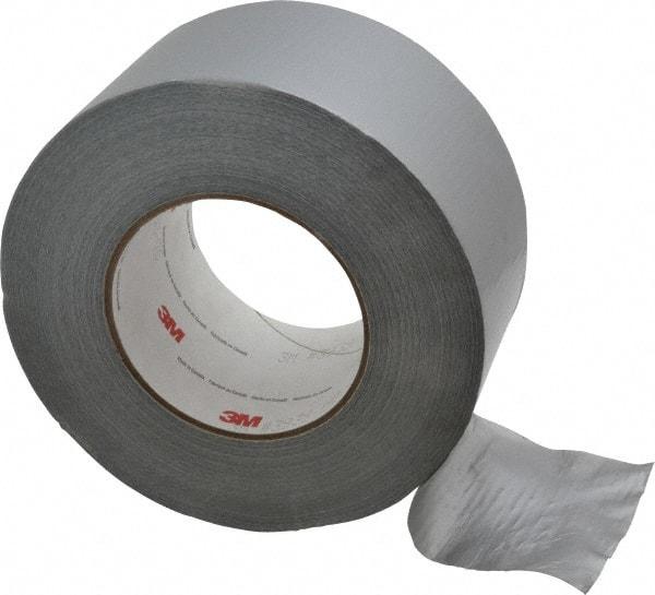 3M - 3" x 55m Silver Duct Tape - 9 mil, Rubber Adhesive, Polyethylene Film Backing, 25 Lb/ln Tensile Strength, 200°F Max, Series 3939 - Americas Tooling