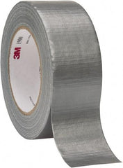 3M - 2" x 50 Yds Silver Duct Tape - 5.8 mil, Rubber Adhesive, Polyethylene Film Backing, 16 Lb/ln Tensile Strength, 200°F Max, Series 1900 - Americas Tooling