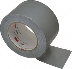 3M - 3" x 50 Yds Silver Duct Tape - 5.8 mil, Rubber Adhesive, Polyethylene Film Backing, 16 Lb/ln Tensile Strength, -65.2°F Max, Series 1900 - Americas Tooling