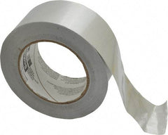 3M - 2" x 50 Yds Silver Foil Tape - 3.6 mil, Rubber Adhesive, Aluminum Foil Backing, 17 Lb/ln Tensile Strength, -10°F to 180°F, Series 3311 - Americas Tooling