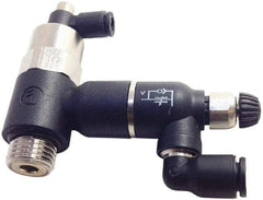 Legris - Speed & Flow Control Valves   Valve Type: Piloted Non-Return w/Flow Regulator & Exhaust    Male Thread Size: 1/8 - Americas Tooling