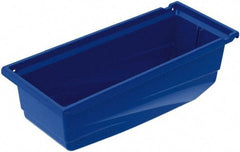 Akro-Mils - 30 Lb. Load Capacity, 17-1/2" Deep, Blue Hopper Shelf Bin - 6-1/2" High x 6-5/8" Wide x 17-1/2" Long - Americas Tooling