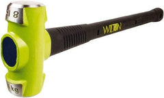 Wilton - 8 Lb Head, 24" Long Sledge Hammer - Steel Head, Steel Handle with Grip - Americas Tooling