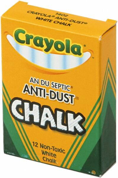 Crayola - Chalk Display/Marking Boards Accessory Type: Nontoxic Anti-Dust Chalks For Use With: Chalk Boards - Americas Tooling